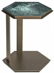 Shake Приставной столик шестиугольной формы из металла