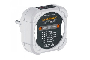 15859647 Быстрое тестирование розеток в домашних условиях LiveCheck 083.026A Laserliner
