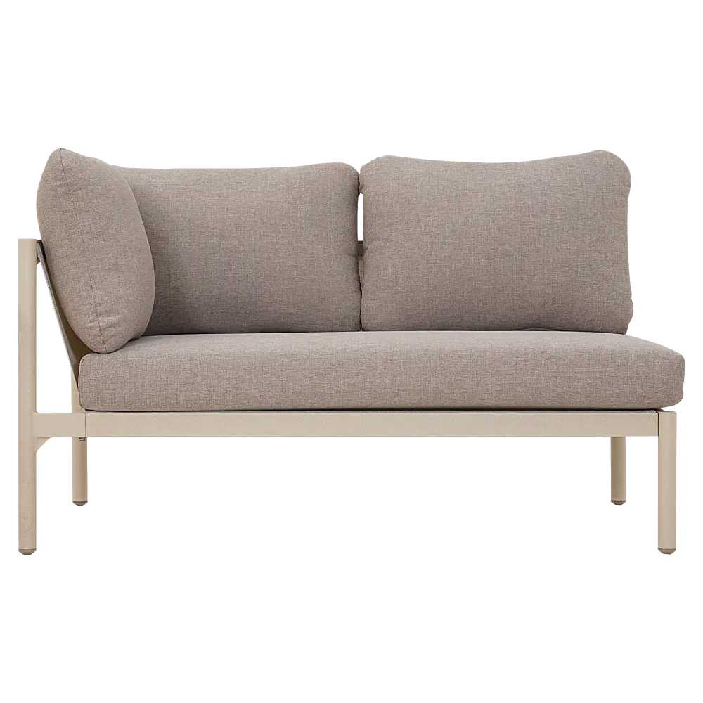 Набор садовой мебели для обеда с подушками  BEGINIA Saima Алюминий Стол, диван Бежевый STLM-2065384 - Вид №9