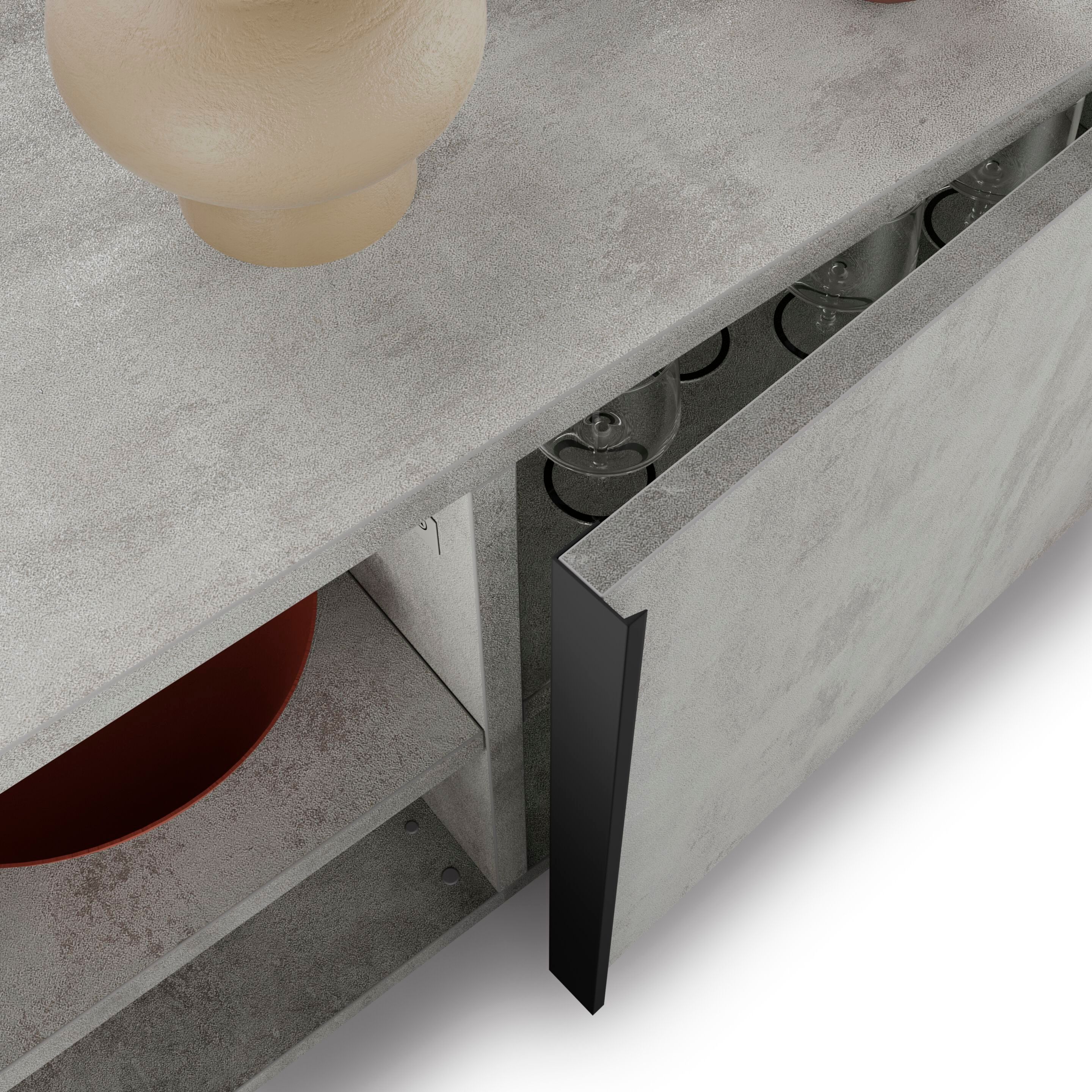 Мадия в облагороженном с распашными дверями Mobili Fiver ROMINA ARCH-00108309 - Вид №3