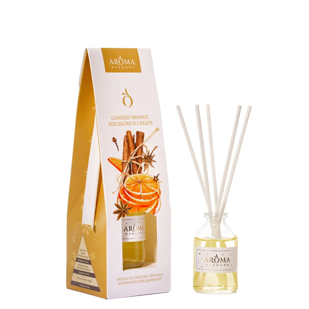 Диффузор аромат «Апельсин в сахаре» 50 мл 82888462 STLM-2131553 AROMA HARMONY  - Вид №1