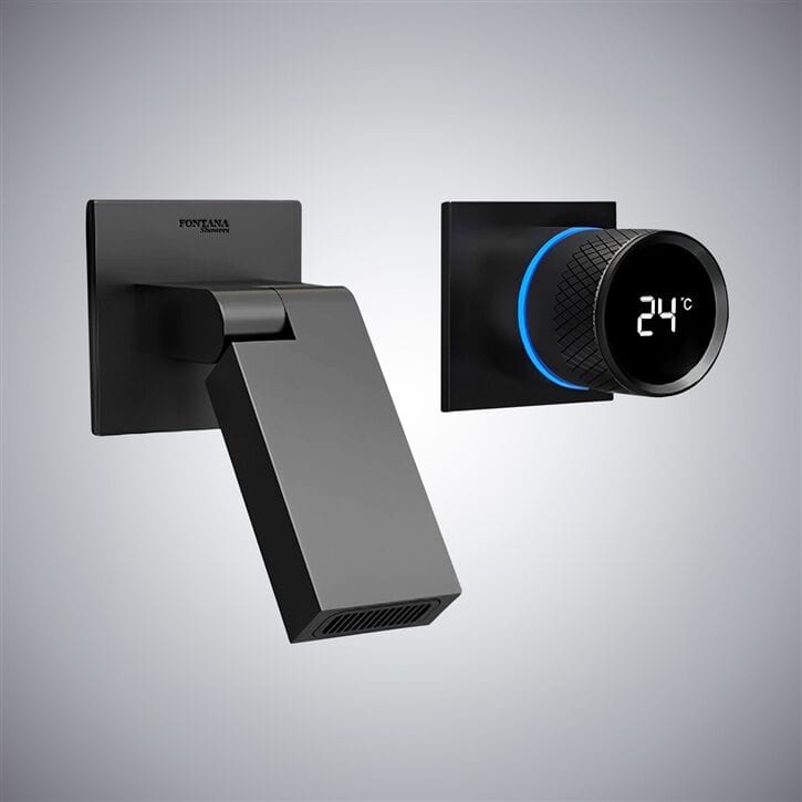 Настенный смеситель для раковины с 2 отверстиями Fontana Showers синий Синий ARCH-00139938 - Вид №15