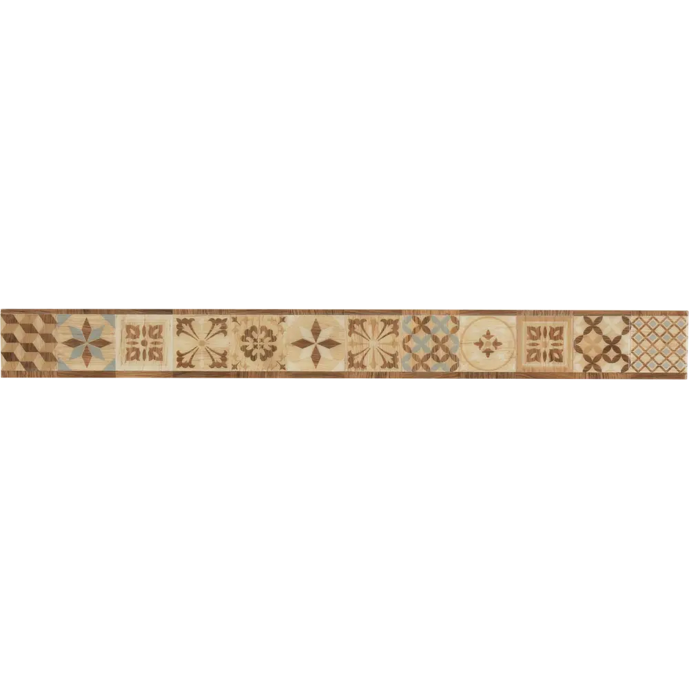 Бордюр Country Wood 60х6 см цвет мультиколор Golden Tile STLM-2098897