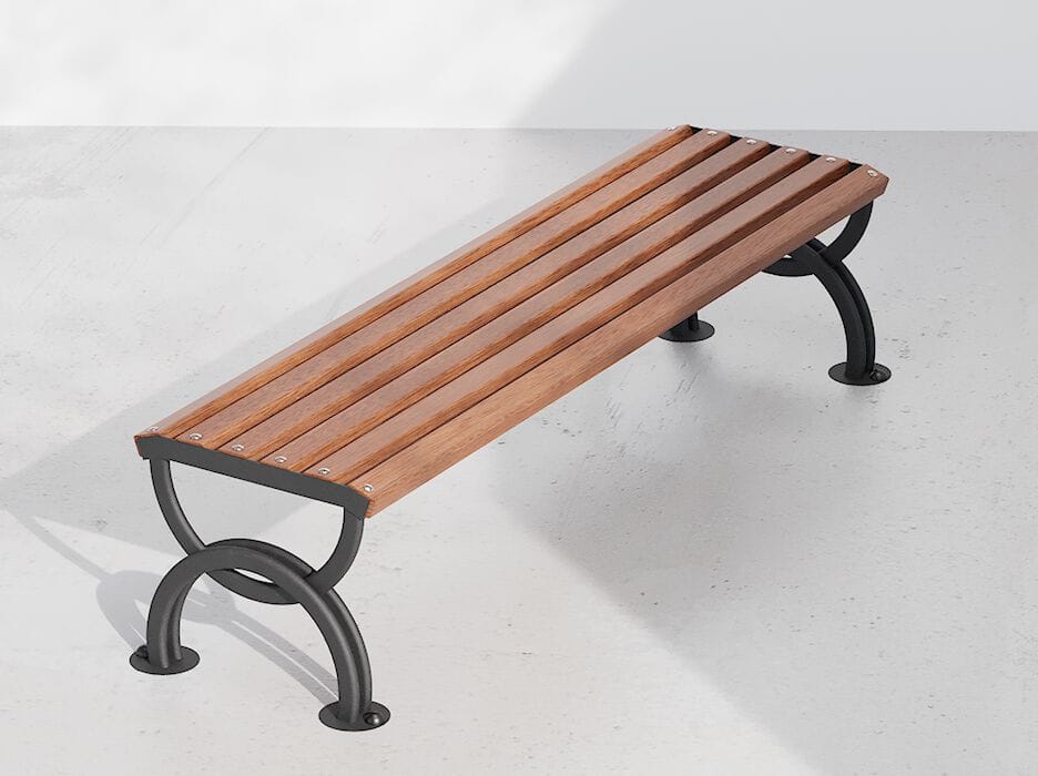 Металлическая скамья без спинки DIMCAR ARCH-00116872 - Вид №1