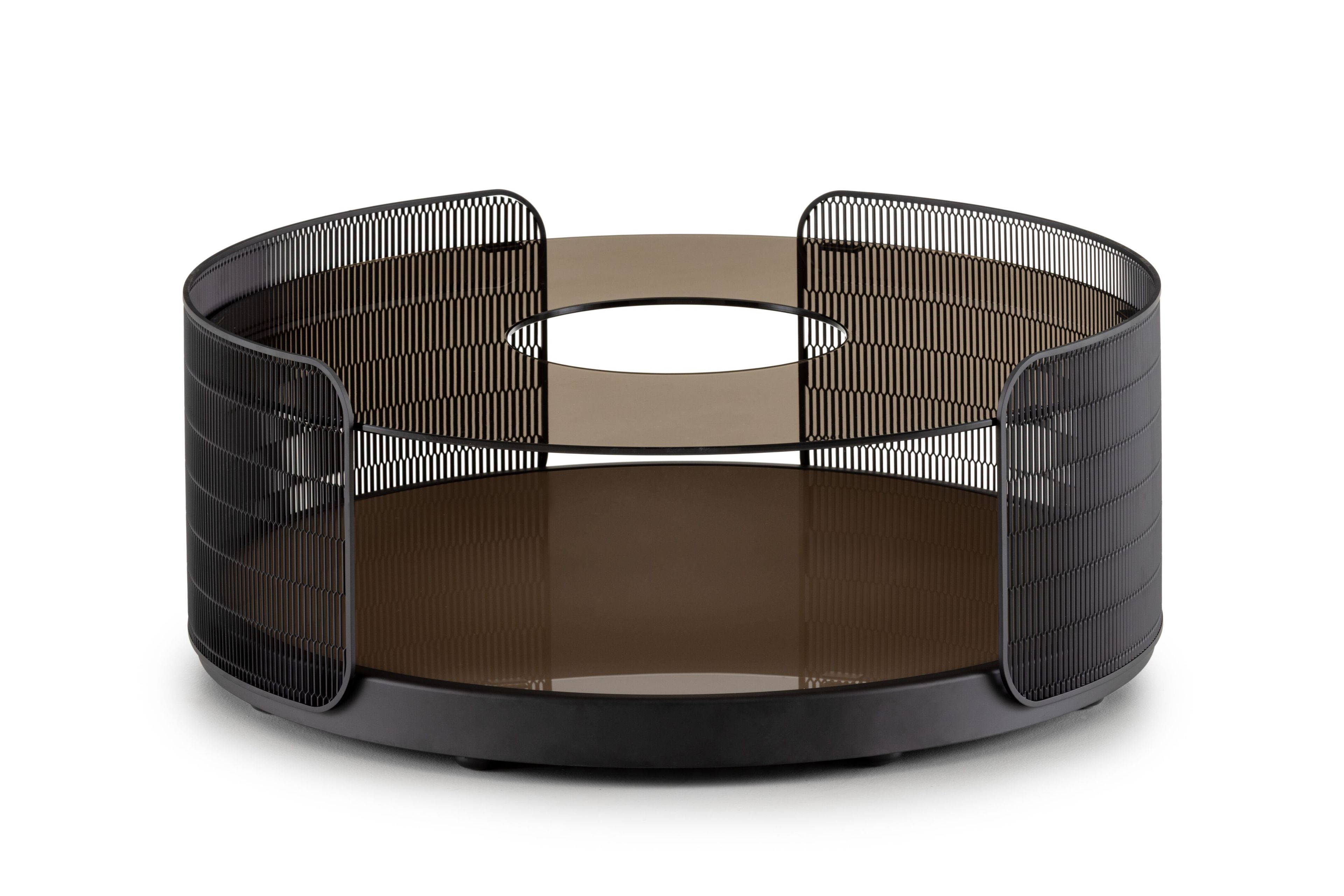 Круглый журнальный столик с изогнутой проволочной сеткой Natevo самогон ARCH-00121122 - Вид №3