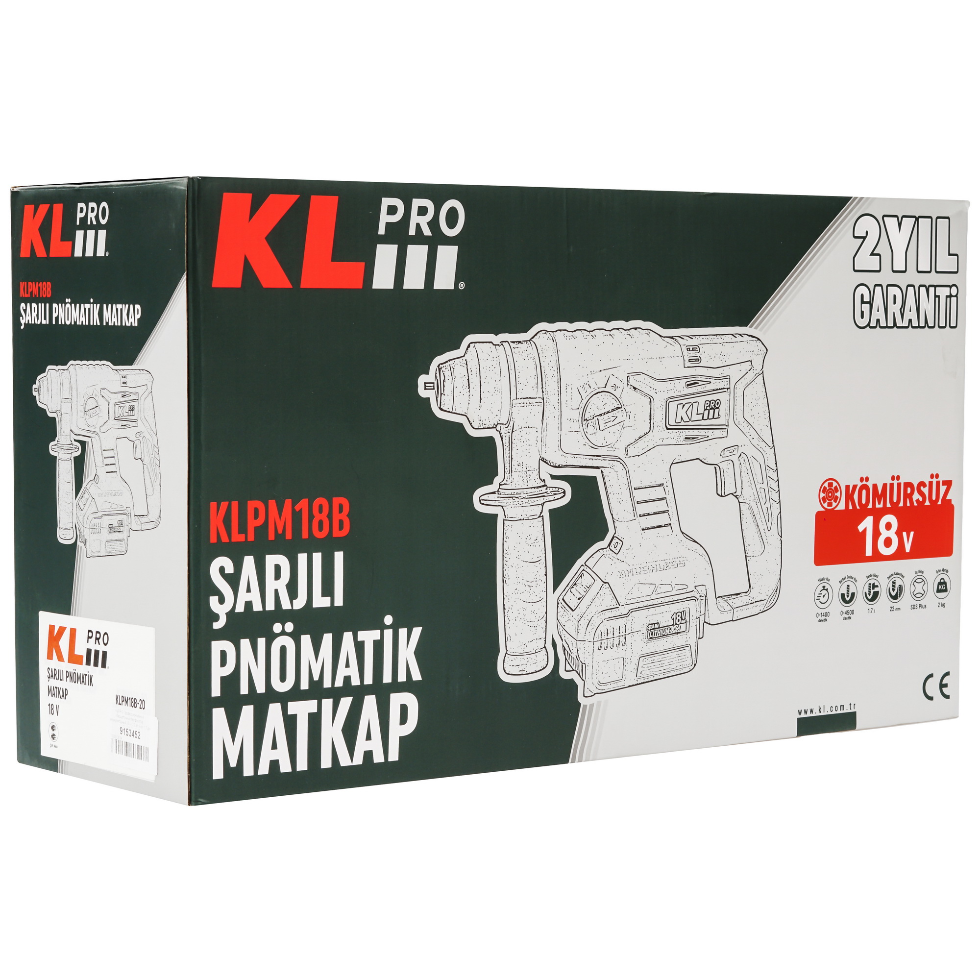 Перфоратор KLPRO KLPM18B-20 9153452 STDN-0110790 - Вид №10