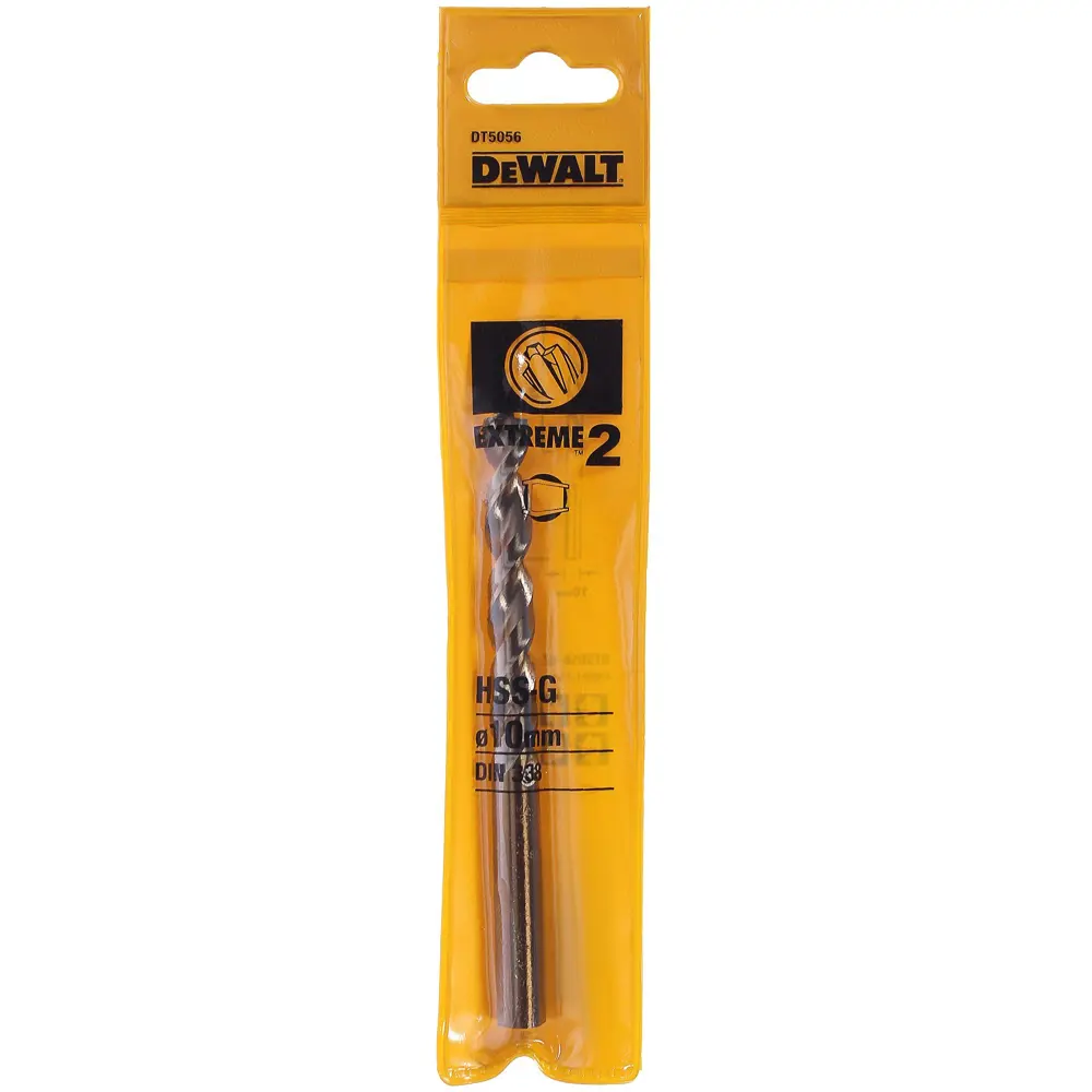 Сверло по металлу HSS-G 10x133 мм DeWalt Extreme 2 DT5056 STLM-2090690 - Вид №2