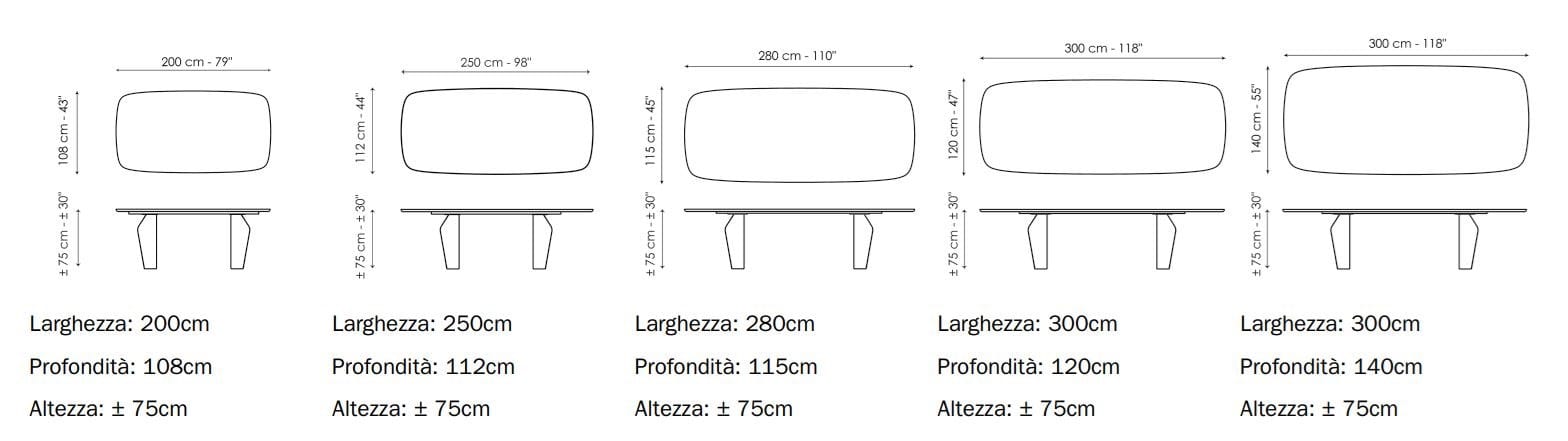 Бочковый стол BONALDO Flame ARCH-00031985 - Вид №3