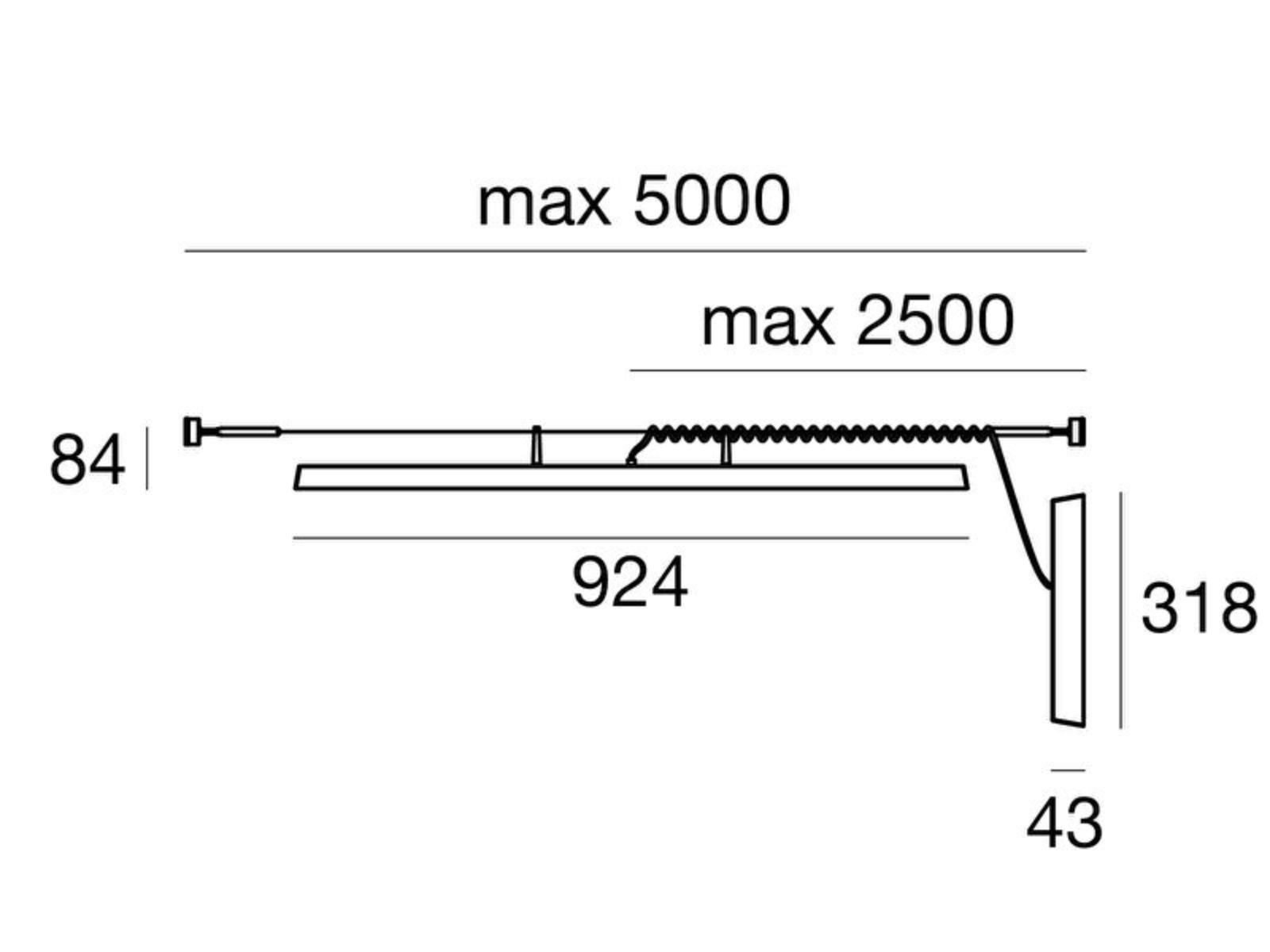 Светодиодный подвесной светильник из нержавеющей стали Linea Light Group Лира ARCH-00114741 - Вид №3
