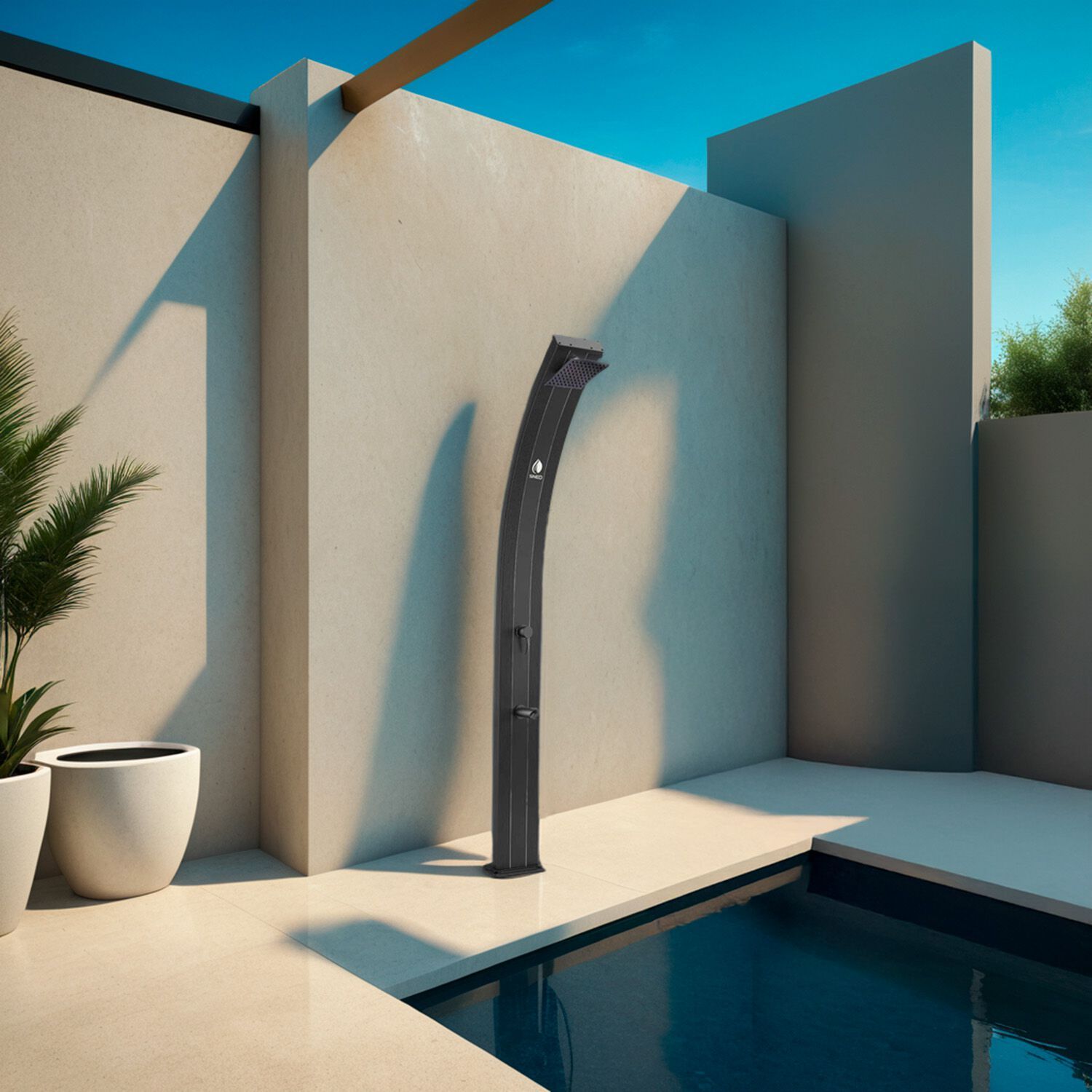 Алюминиевый солнечный душ с душем SINED LEA ARCH-00120966 - Вид №5