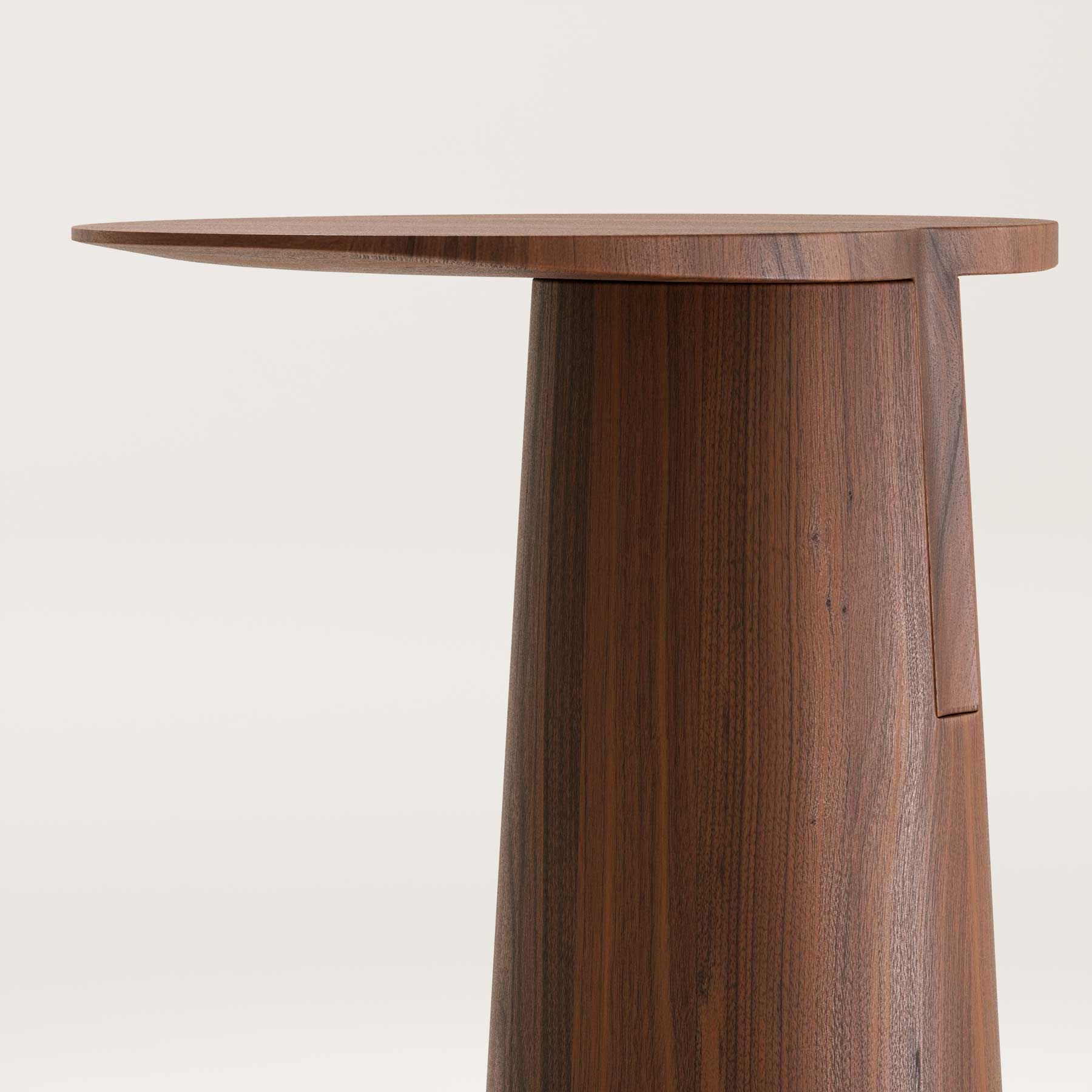 Овальный журнальный столик из дерева и травертина Wewood Anchor ARCH-00117262 - Вид №18