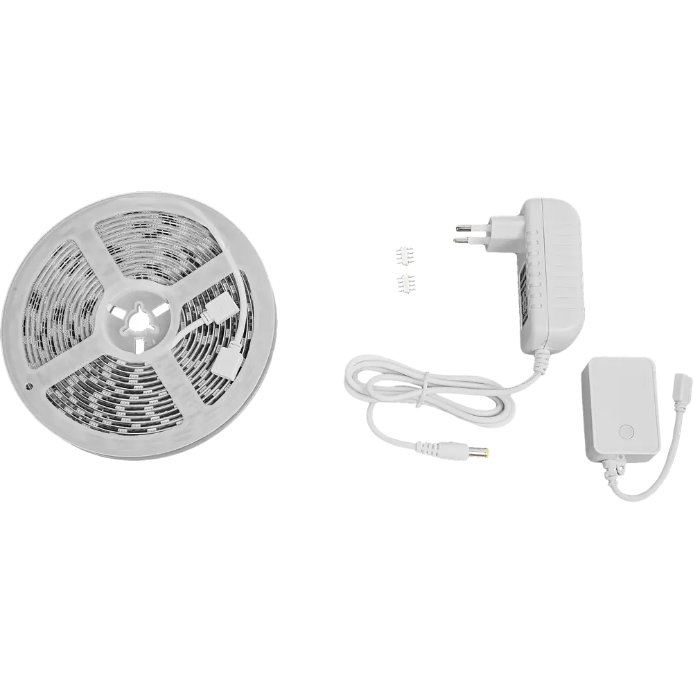 Светодиодная лента для контурной подсветки Rubetek RL-3112 5050 60 диодов/1.4 Вт/м 220-240 В 10 мм 5 м RGB свет 89184602 STLM-2111507 