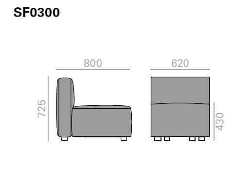 Кресло Andreu World гайка ARCH-00133990 - Вид №3