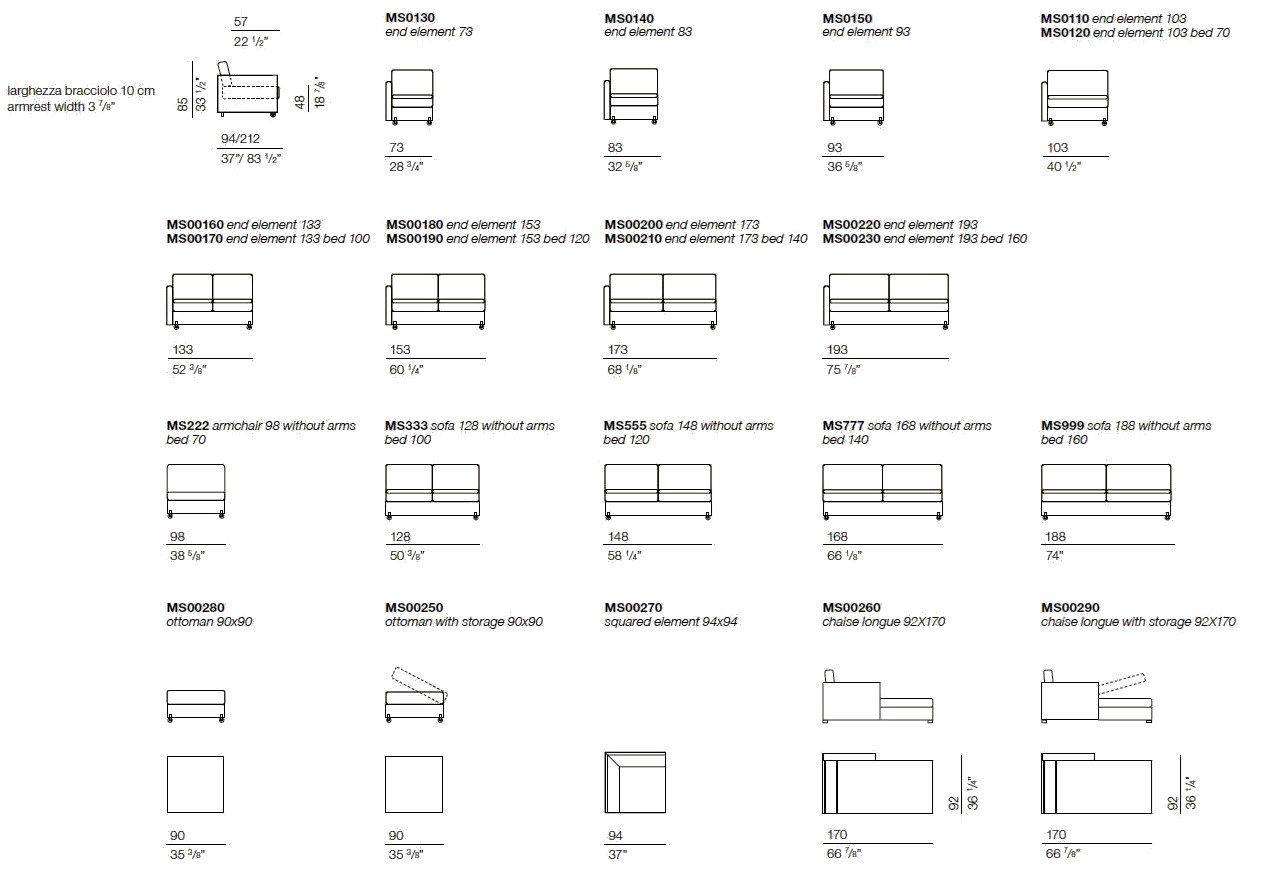 Трансформируемый секционный диван-кровать BODEMA ARCH-00044740 - Вид №8
