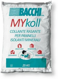 Bacchi Клей / выравнивающий состав для нанесения б / термоизоляционных панелей Isolanti termici in idrati di calcio e antimuffa