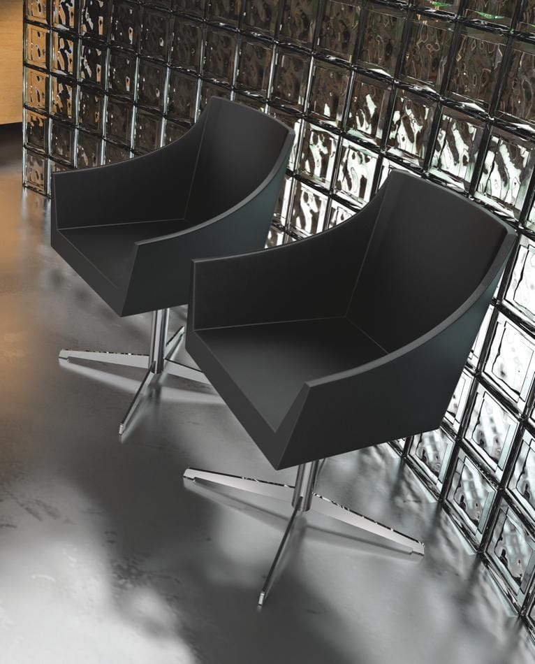 Спицевое кожаное кресло с подлокотниками Cizeta NOSS ARCH-00093303 - Вид №2