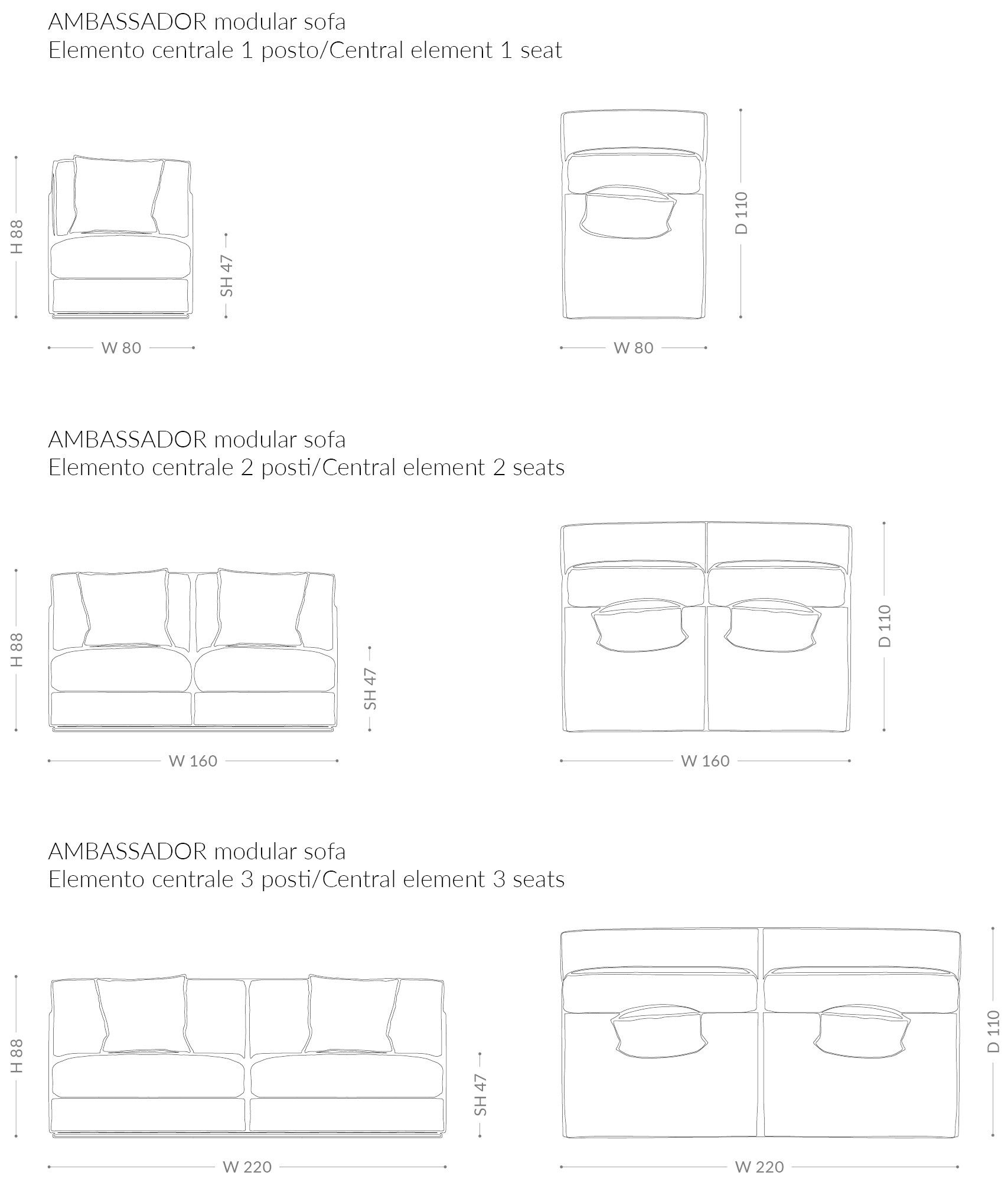 Ткань диван BRUNO ZAMPA Ambassador ARCH-00061395 - Вид №7