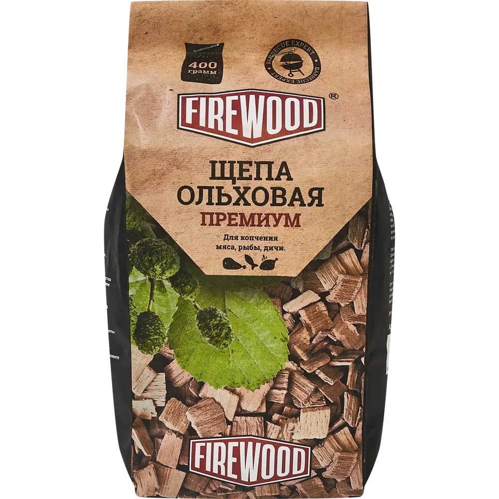 86797909 Щепа для копчения ольха Firewood 0.2 кг STLM-0071761