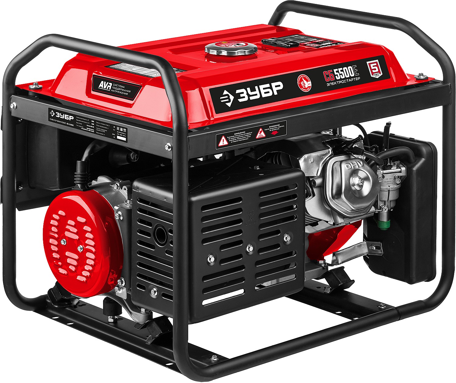 Электрогенератор   бензиновый Зубр СБ-5500Е 5307693 STDN-0058158 - Вид №1