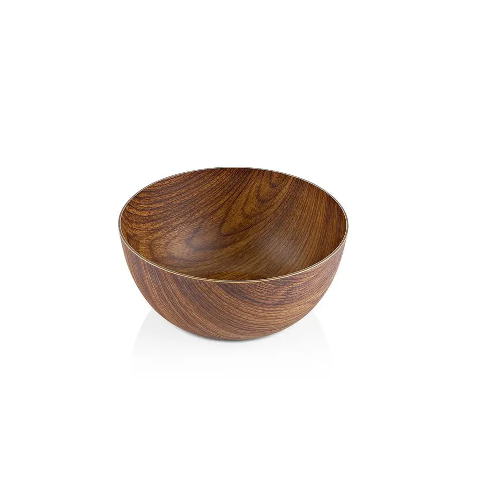 Салатник круглый ø20 h9.5 см пластик коричневый EVELIN STLM-2210527