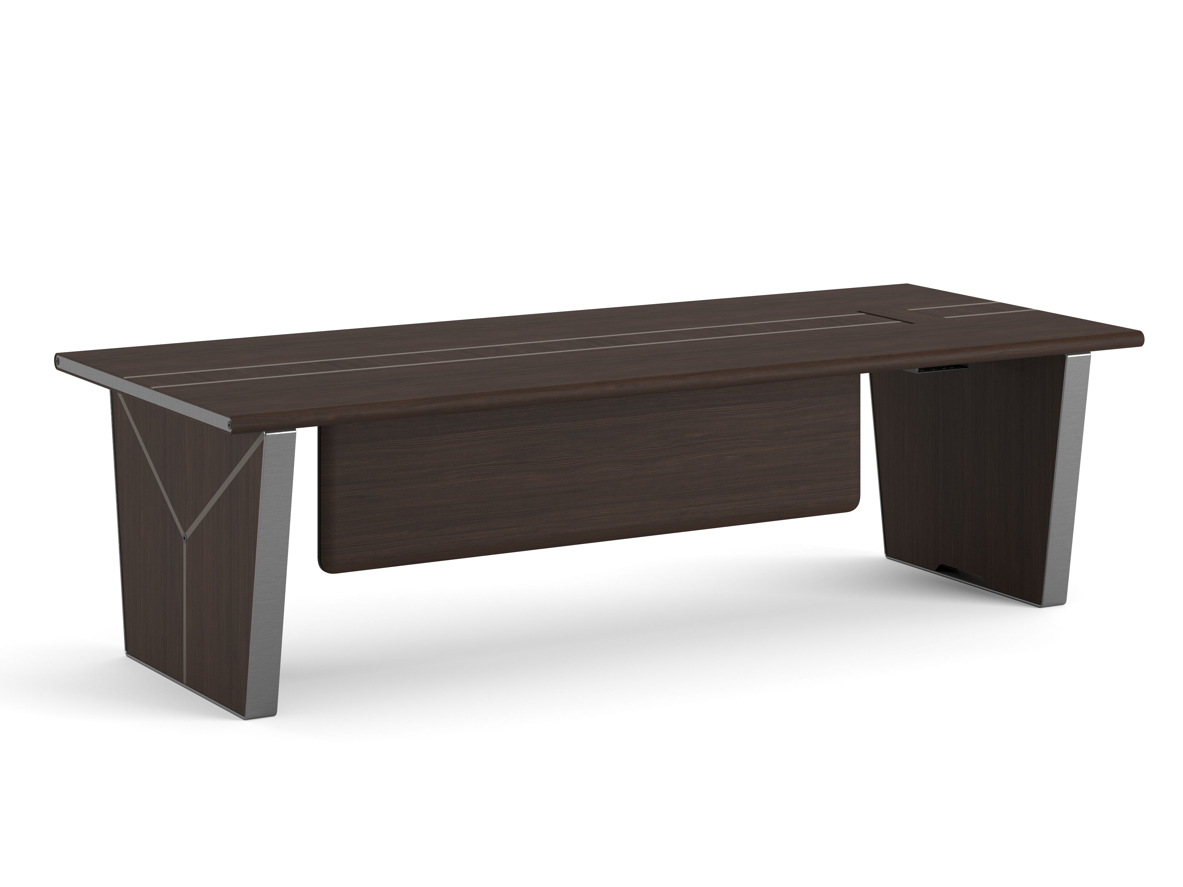 Деревянный направленный прямоугольный стол с ящиками Ersa Flux ARCH-00046868