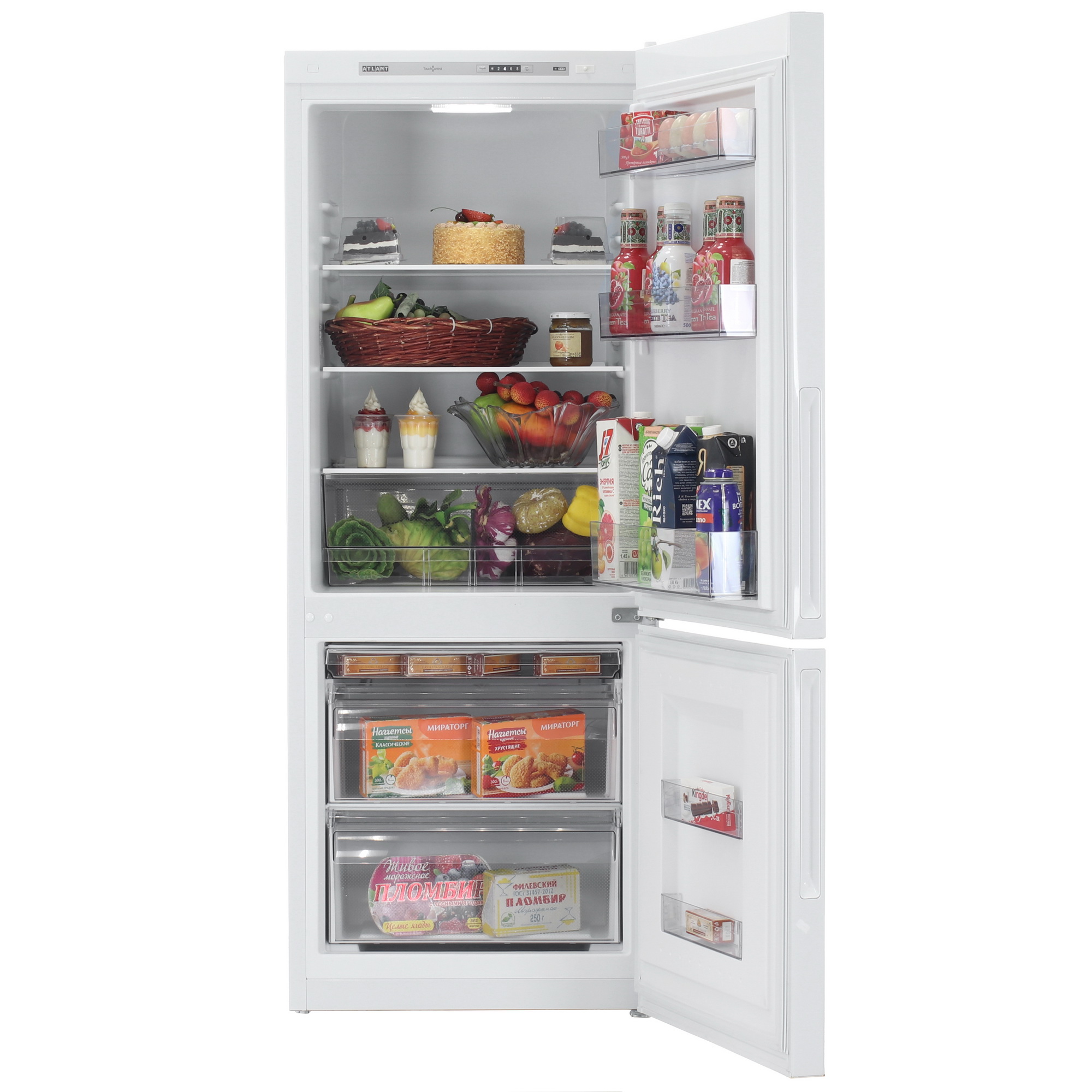 5489936 Холодильник с морозильником   ATLANT ХМ-4609-101 белый STDN-0082020 - Вид №5
