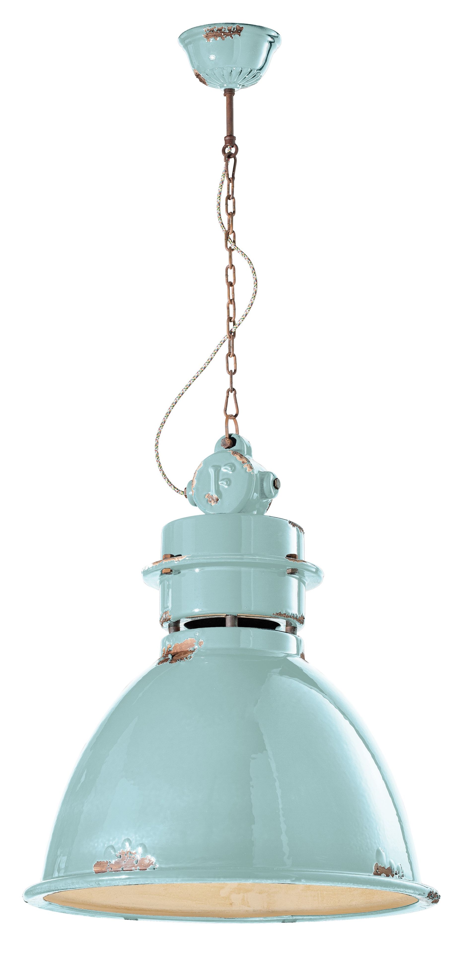 Керамический подвесной светильник в деревенском стиле FERROLUCE Industrial ARCH-00061350 - Вид №7