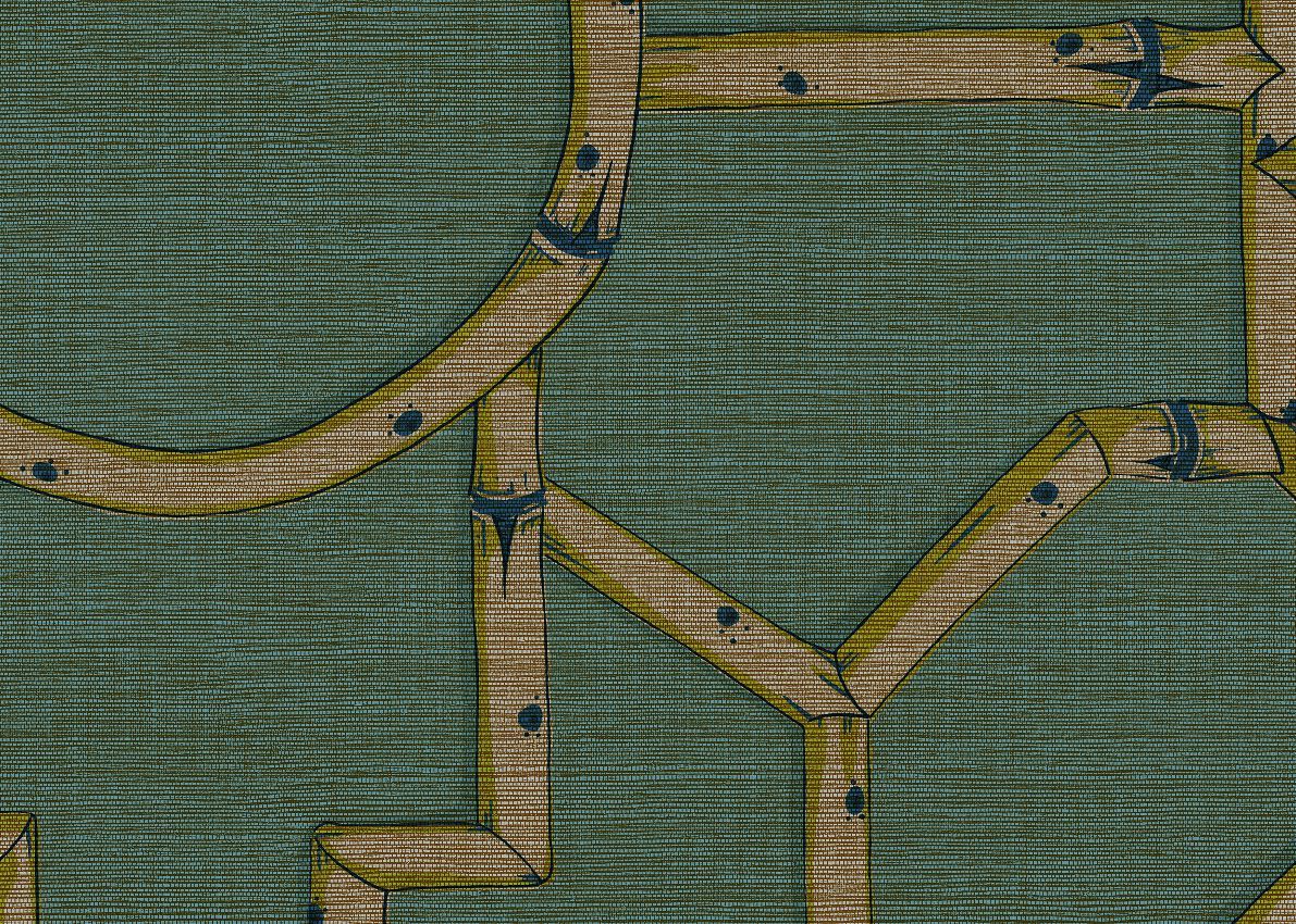 Нетканые обои с рисунком Jannelli&Volpi SCALAMANDRÉ ARCH-00136590 - Вид №4