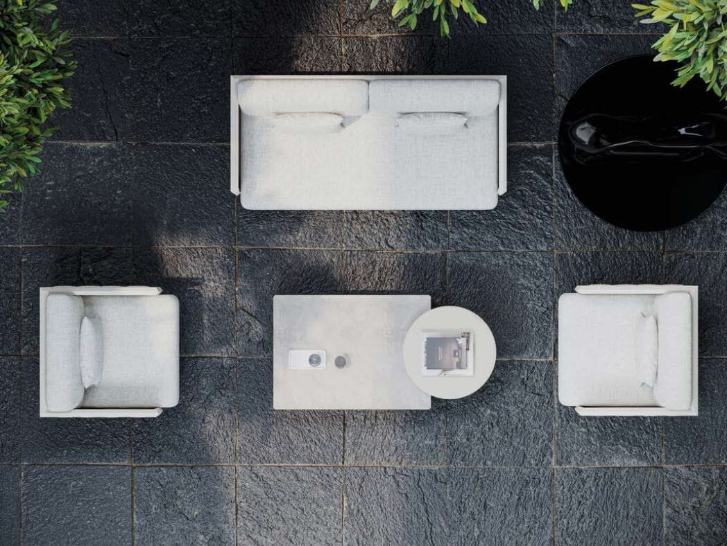 Алюминиевый низкий прямоугольный садовый столик SNOC Éclat ARCH-00050871 - Вид №5