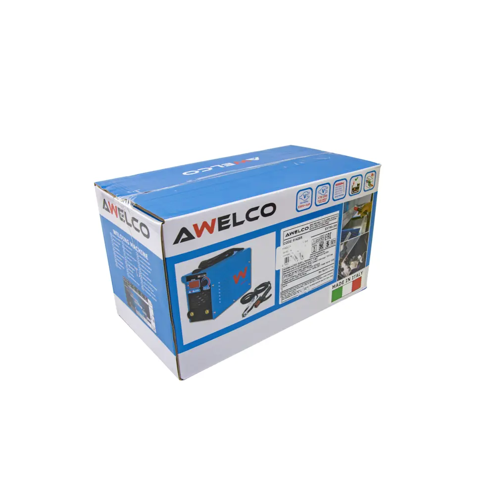 Сварочный аппарат инверторный Awelco Маска Ф5 EXTRA200, 200 А, до 4 мм STLM-2112787 - Вид №4