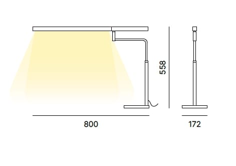Алюминиевая светодиодная настольная лампа Quadrifoglio Group Design Lighting ARCH-00058818 - Вид №6