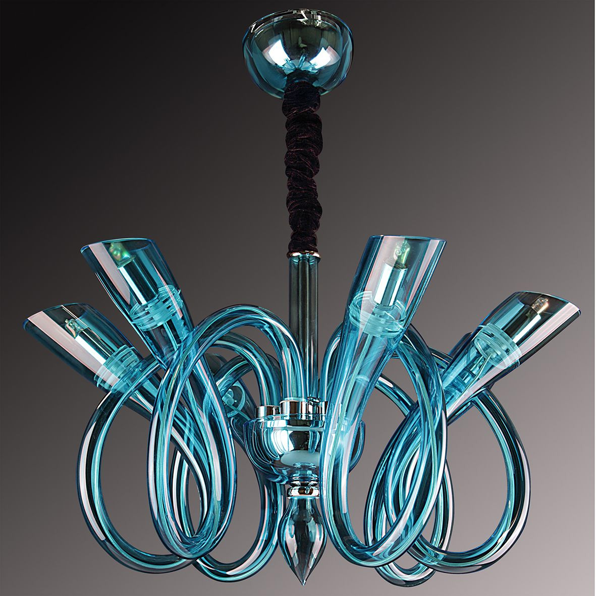 Подвесная люстра Lightstar Stella 892061 LIGHTSTAR ДИЗАЙНЕРСКИЕ, STELLA 057588 Голубой  - Вид №2