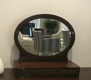 Зеркало для туалетного столика коричневое Soho HURTADO SOHO 00-3981603 Коричневый
