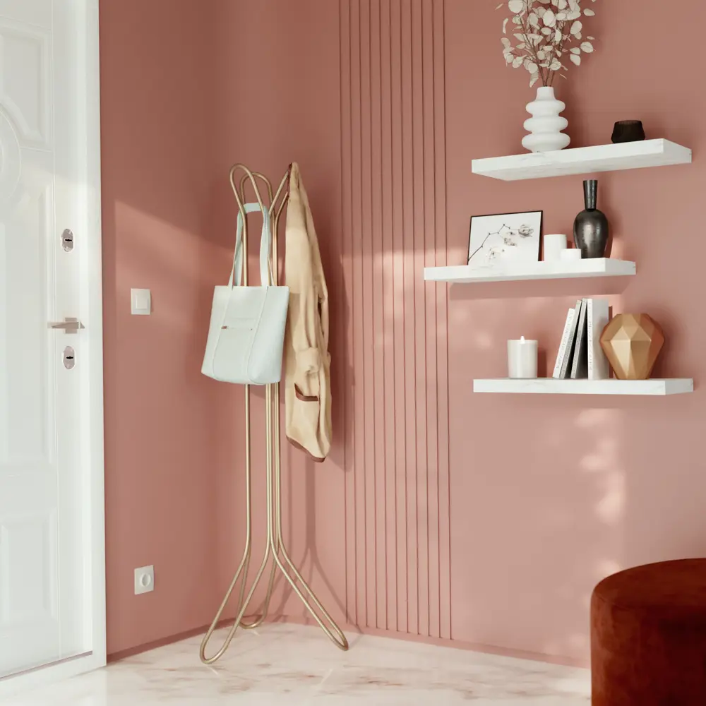 Полка настенная Spaceo White Marble 60x23.5 см МДФ цвет белый мрамор STLM-2108223 - Вид №6