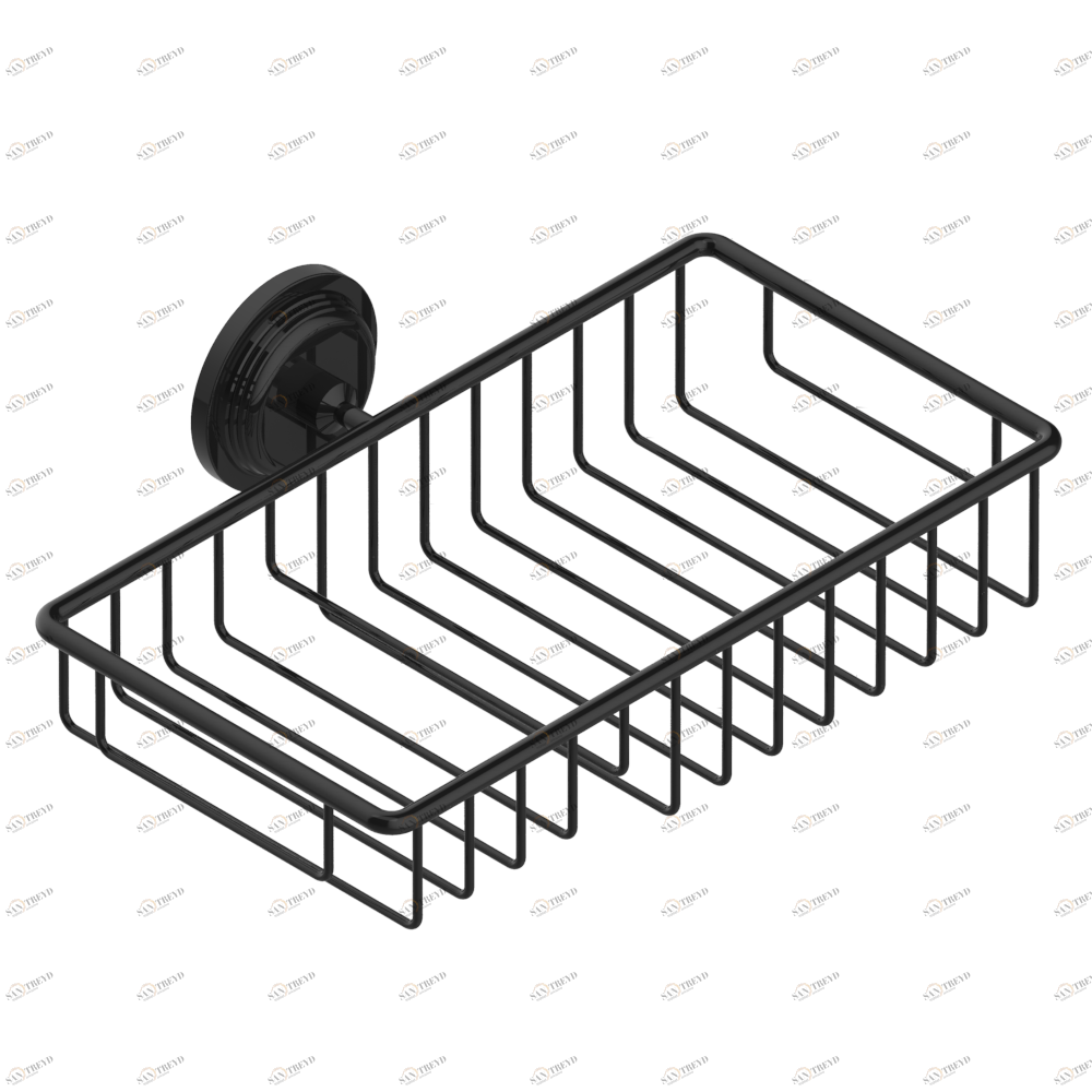U9R-2620 Полочка комбинированная для мыла и мочалки с фланцем 240 x 130 мм Thg-paris Grand central с ручками-крестиками с белым ониксом Покрытие PVD бронза U9R-2620 CAT.F