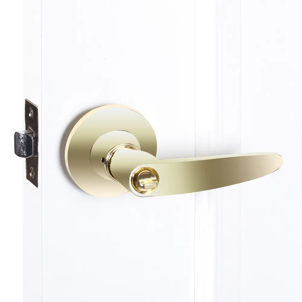 Ручка-защёлка Фабрика замков FZ 3501E BK, цвет глянцевое золото STLM-2031789 - Вид №5