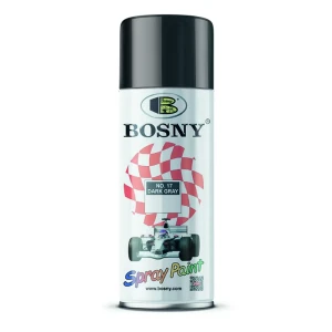 Эмаль Bosny Ral 7021 серый серебристый 0.4 л