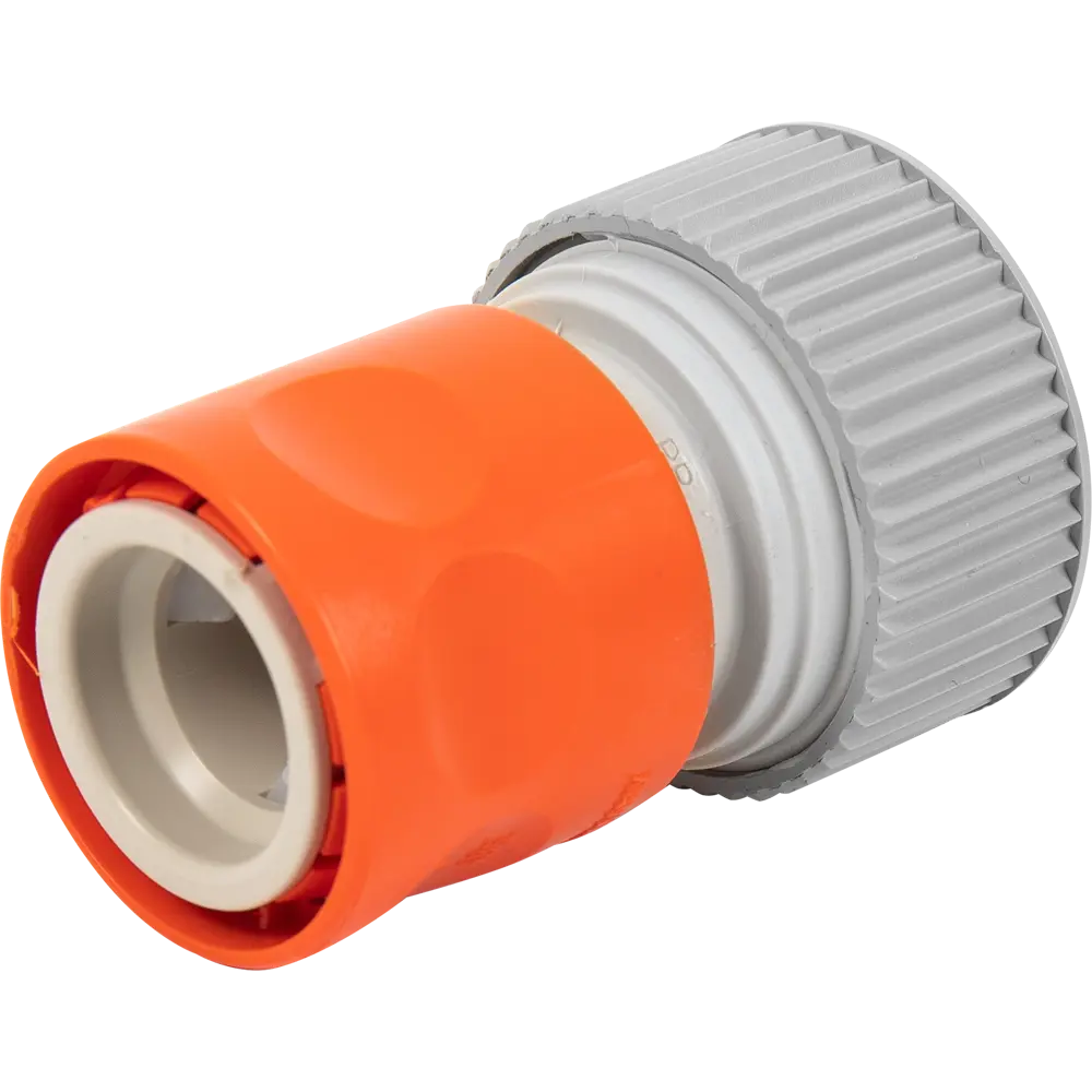 Коннектор для шланга быстросъёмный с автостопом Gardena Classiс 3/4- 5/8 дюйма STLM-2179375 - Вид №1