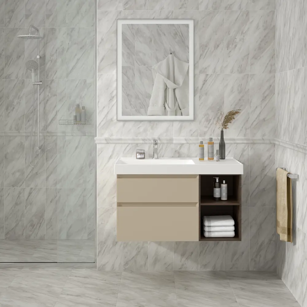 Плитка настенная Kerama Marazzi Кремона 20x50 см 1.2 м² цвет белый матовый STLM-2045815