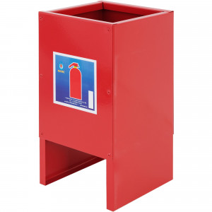 85045101 Подставка напольная для хранения П-10 175x175x340 см металл, цвет красный