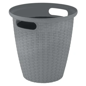Кашпо INGREEN Rattan Ø20 см 11 л вулканический серый 89416380