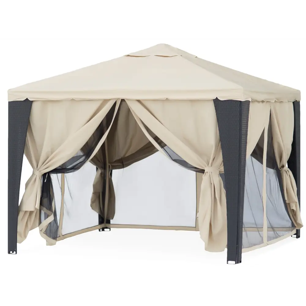 Тент садовый Green Glade сталь/полиэстер бежевый Santreyd STLM-2186846