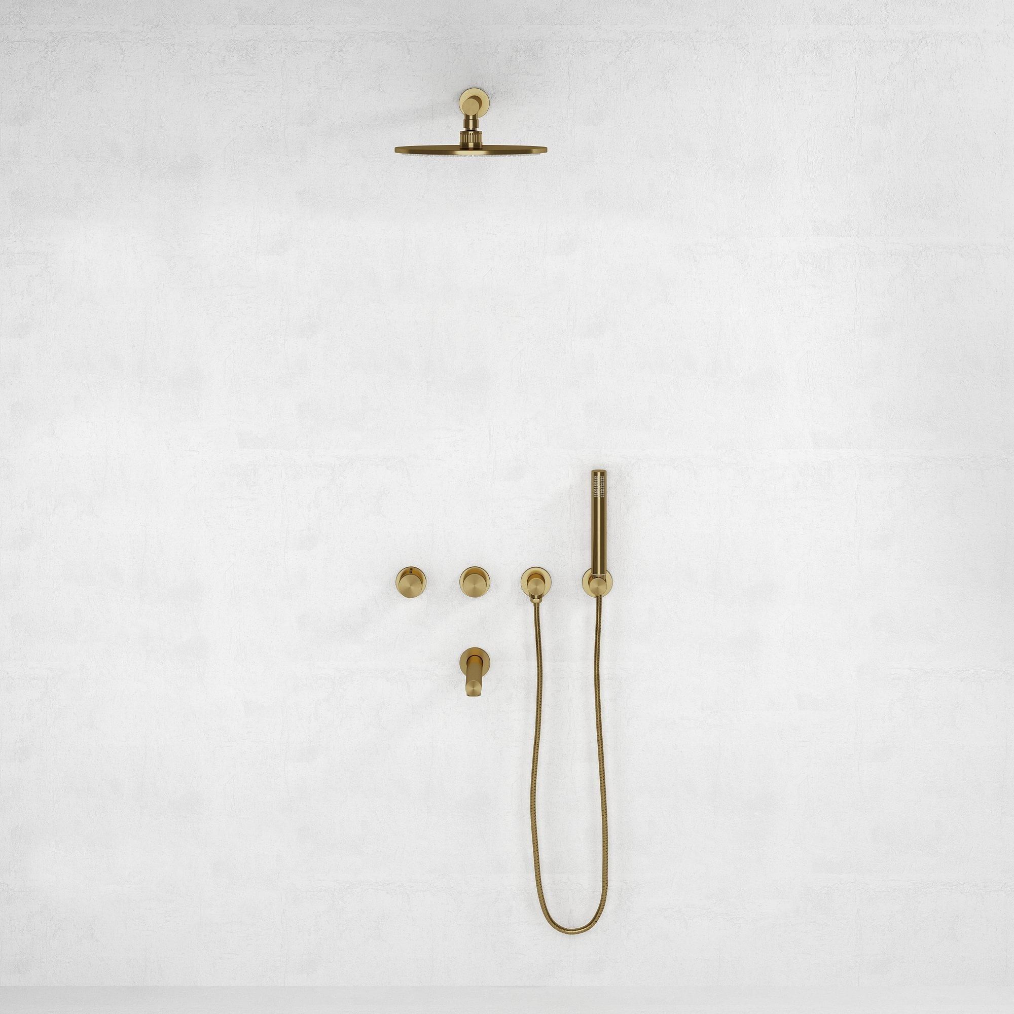 Набор настенных ванн из нержавеющей стали с отдельными розетками LUSSO Urban ARCH-00084582 - Вид №5