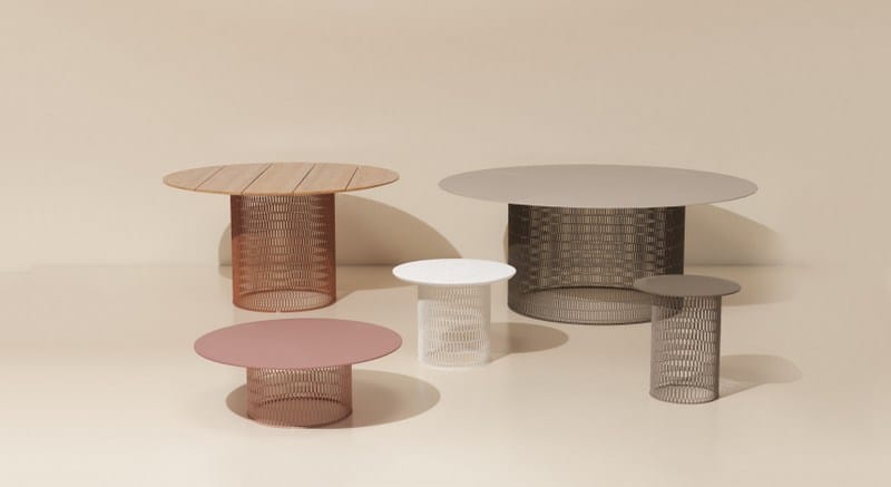 Алюминиевый журнальный столик Kettal сетка ARCH-00084815 - Вид №2