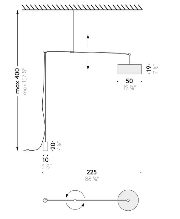 Регулируемая светодиодная подвесная лампа DE PADOVA DT LIGHT 25 ARCH-00071357 - Вид №16