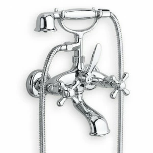 CRIIM100 Внешний смеситель для ванны с гибким шлангом и ручным душем против известкового налета Cristina Rubinetterie