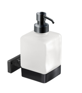 90651353 Дозатор для жидкого мыла A18120NE21 цвет черный матовый LEA STLM-0323945 INDA