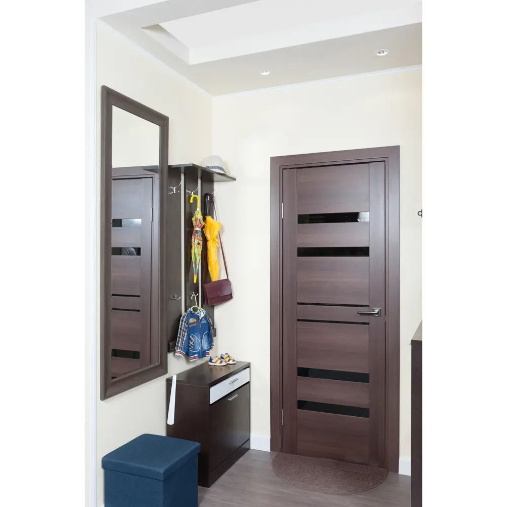 Каркас закрытой обувницы 63x62x30 см ЛДСП цвет венге Santreyd STLM-2119709 - Вид №7