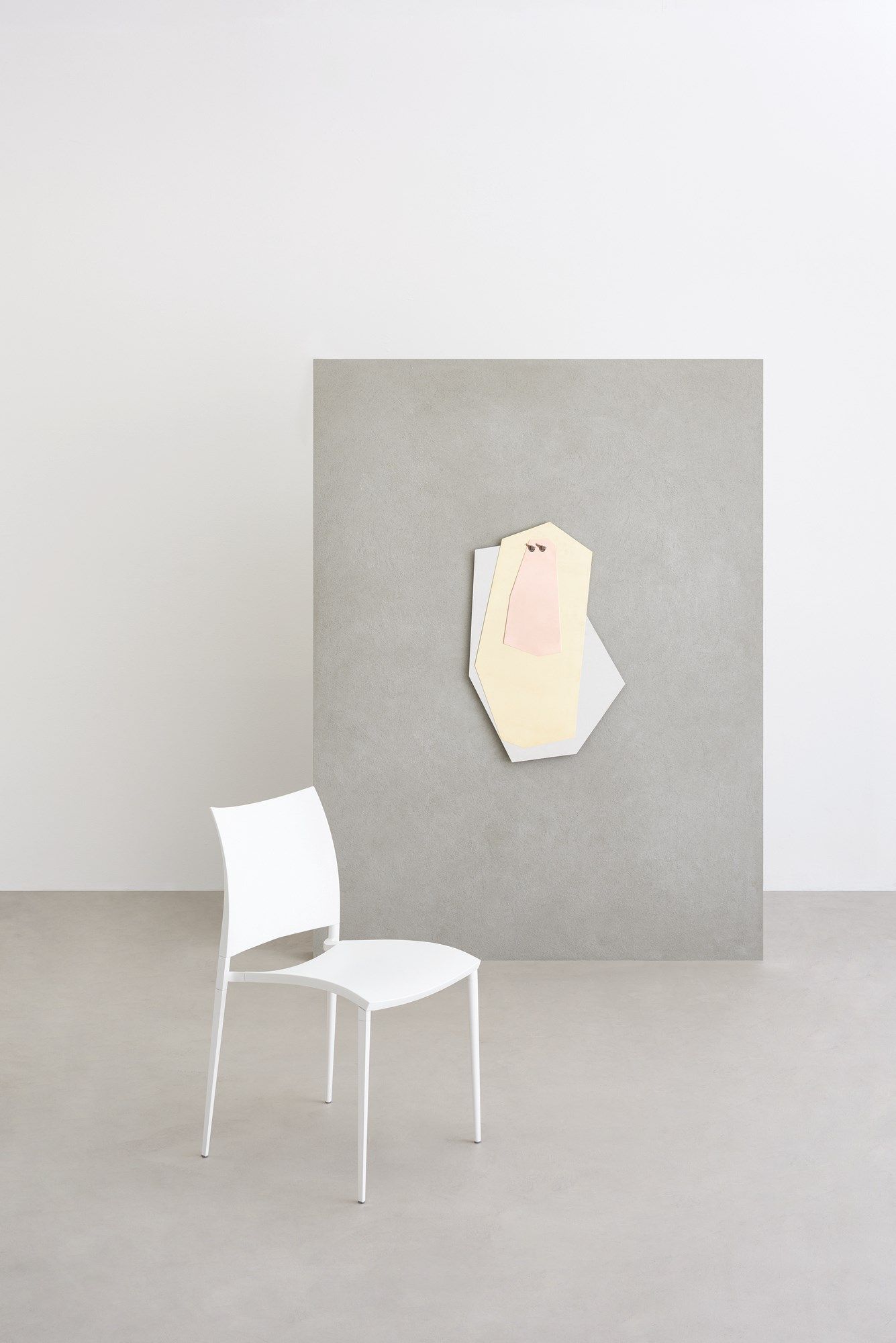 Штабелируемый стул из полипропилена Desalto песок ARCH-00020023 - Вид №1