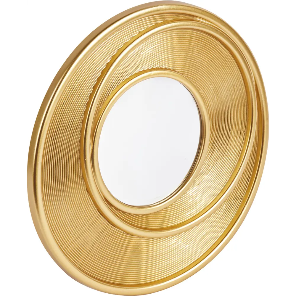 Зеркало декоративное JYMX240424 круглое D25 см пластик цвет золотой Santreyd STLM-2113660 - Вид №1